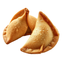 AI generated Homemade fortune cookie isolated on transparent background png