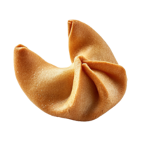 AI generated Homemade fortune cookie isolated on transparent background png