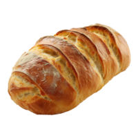 AI generated Fresh baked bread isolated on transparent background png