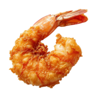 AI generated Fried shrimp isolated on transparent background png