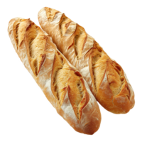 ai genererad franska baguette isolerat på transparent bakgrund png