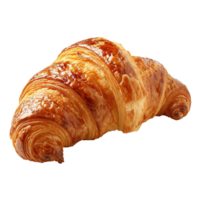 ai gegenereerd croissant geïsoleerd Aan transparant achtergrond png