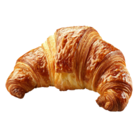 ai gegenereerd croissant geïsoleerd Aan transparant achtergrond png