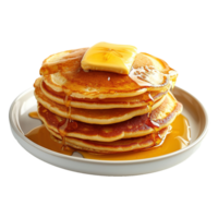 AI generated Pancake isolated on transparent background png