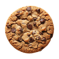 AI generated Chocolate chip cookie isolated on transparent background png