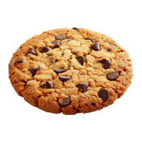 AI generated Chocolate chip cookie isolated on transparent background png