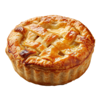 AI generated Apple pie isolated on transparent background png