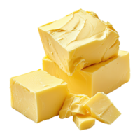 ai generiert Butter isoliert auf transparent Hintergrund png