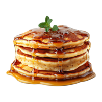 ai gegenereerd pannenkoek geïsoleerd Aan transparant achtergrond png