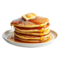 AI generated Pancake isolated on transparent background png