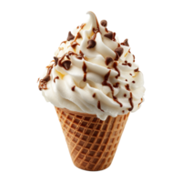 AI generated Ice cream isolated on transparent background png