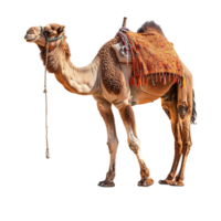 AI generated camel isolated on transparent background png