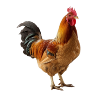 ai généré poulet isolé sur transparent Contexte png