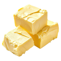 ai generiert Butter isoliert auf transparent Hintergrund png