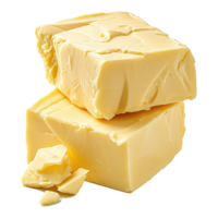 ai generiert Butter isoliert auf transparent Hintergrund png