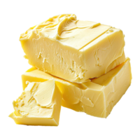 ai generiert Butter isoliert auf transparent Hintergrund png