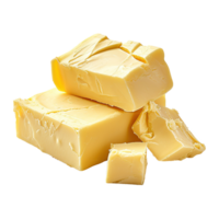 ai generiert Butter isoliert auf transparent Hintergrund png