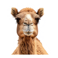 AI generated camel isolated on transparent background png