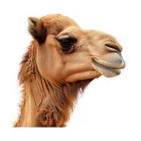 AI generated camel isolated on transparent background png