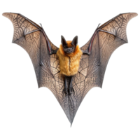 AI generated Flying bat isolated on transparent background png