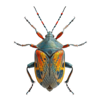 AI generated Bug isolated on transparent background png