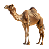 AI generated camel isolated on transparent background png