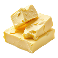 ai generiert Butter isoliert auf transparent Hintergrund png