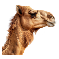 AI generated camel isolated on transparent background png