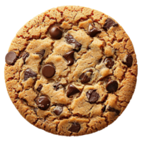 AI generated Chocolate chip cookie isolated on transparent background png