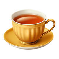 AI generated Tea cup isolated on transparent background png