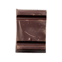 ai gegenereerd donker chocola bar geïsoleerd Aan transparant achtergrond png