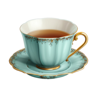 AI generated Tea cup isolated on transparent background png