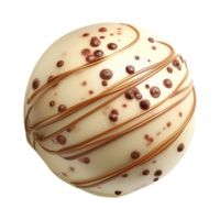 AI generated Round chocolate candy isolated on transparent background png