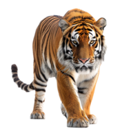 ai generado Tigre aislado en transparente antecedentes png