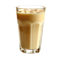 AI generated A glass of milk isolated on transparent background png