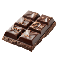 ai generado chocolate bar aislado en transparente antecedentes png