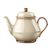 AI generated Teapot isolated on transparent background png