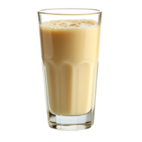 AI generated A glass of milk isolated on transparent background png