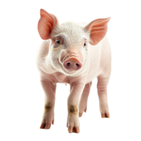 AI generated Pig isolated on transparent background png