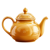 AI generated Teapot isolated on transparent background png