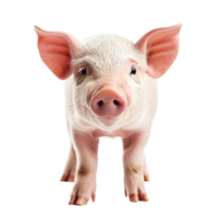 ai généré porc isolé sur transparent Contexte png