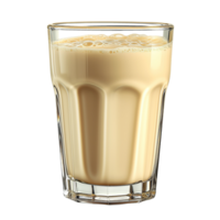 AI generated A glass of milk isolated on transparent background png