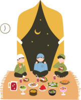 iftar Ramadã ilustração png