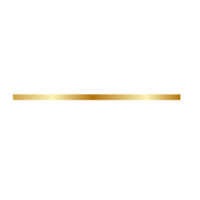 Aesthetic golden line png