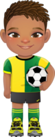 Soccer player boy international uniform png