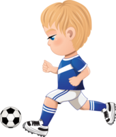 Soccer player boy international uniform png