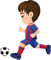 Soccer player boy international uniform png