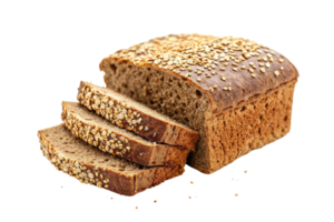 ai generiert Mehrkorn Brot isoliert auf transparent Hintergrund png