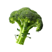 ai generato broccoli verdura isolato su trasparente sfondo png