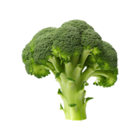 ai generato broccoli verdura isolato su trasparente sfondo png